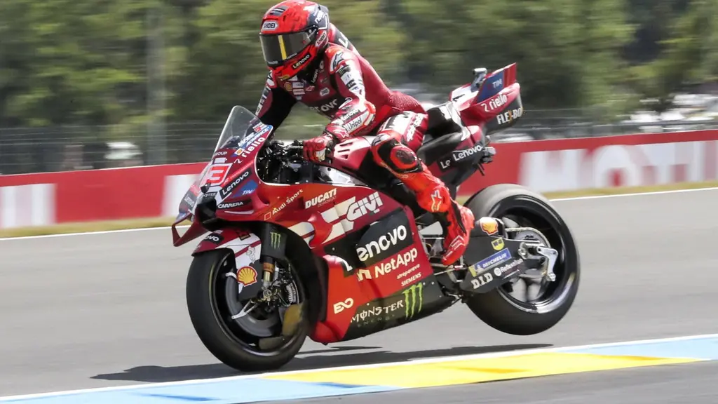 Marc Márquez sufre mala suerte en la clasificación del MotoGP de Le Mans