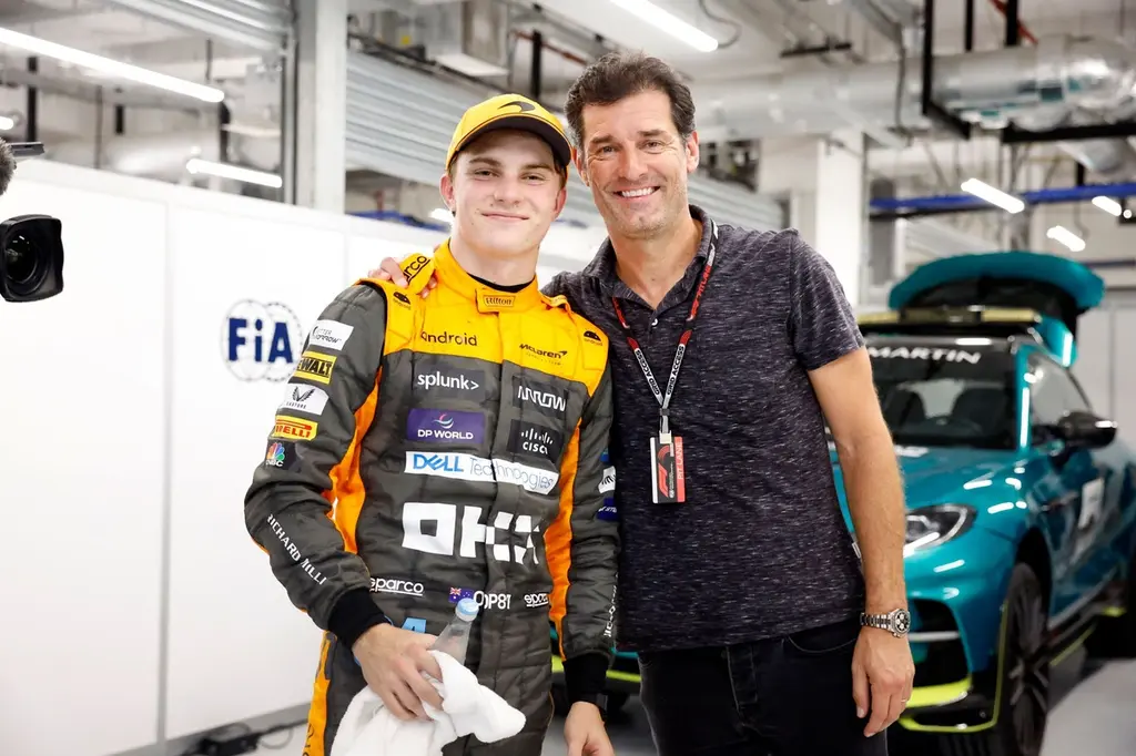 Oscar Piastri habla sobre la evolución de su relación con Mark Webber desde su debut en F1